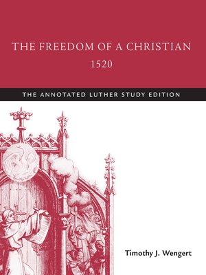 cover image of The Freedom of a Christian, 1520